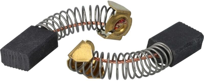 Vhbw - 2x Kohlebürste 6,2 x 10,9 x 16,95 mm Ersatz für Fein 30798651120 für Elektrowerkzeug, Bohrmaschine + Feder