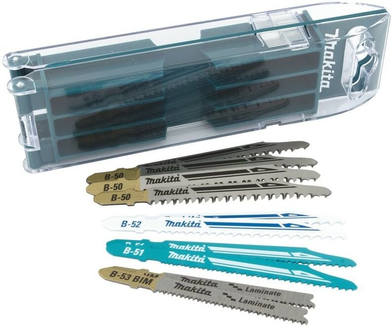 Pack 10 Multi-Material-Sägeblätter für Makita S-Express Stichsäge - B-44426