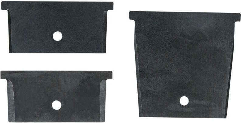 Schalldämpfer Spann-Keil-Satz für Volkswagen, 3-tlg