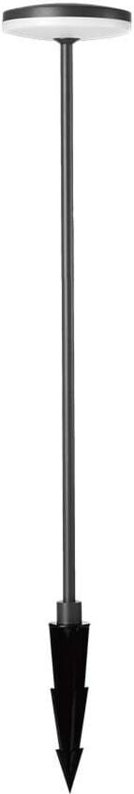 12W led Gartenlampe mit doppeltem Befestigungsspieß Anthrazit 15x80cm Naturweiß IP65 - V-tac