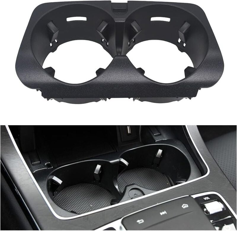 Lntyq - Mercedes C-Klasse W205 Getränkehalter, Konsolen-Wasserflaschen-Getränkehalter für E-Klasse W213 A2056800691