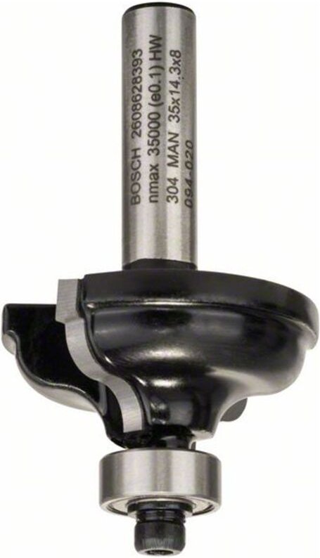 PROFILfräser a 8 mm, R1 4,8 mm, b 11 mm, l 14,3 mm, g 57 mm - Bosch