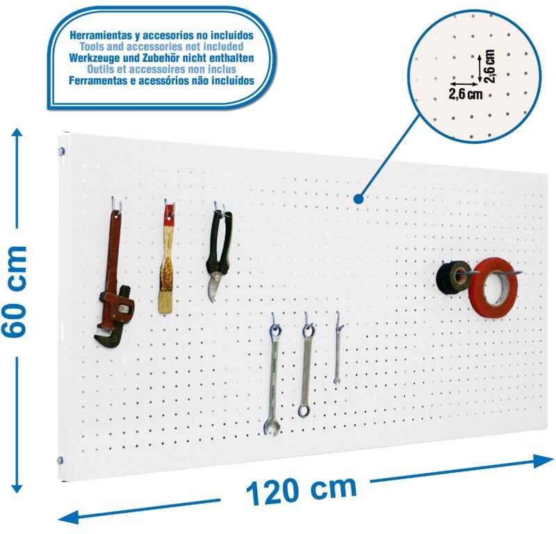 Simonrack PANELCLICK Wandpaneel weiß 600x1200 mm