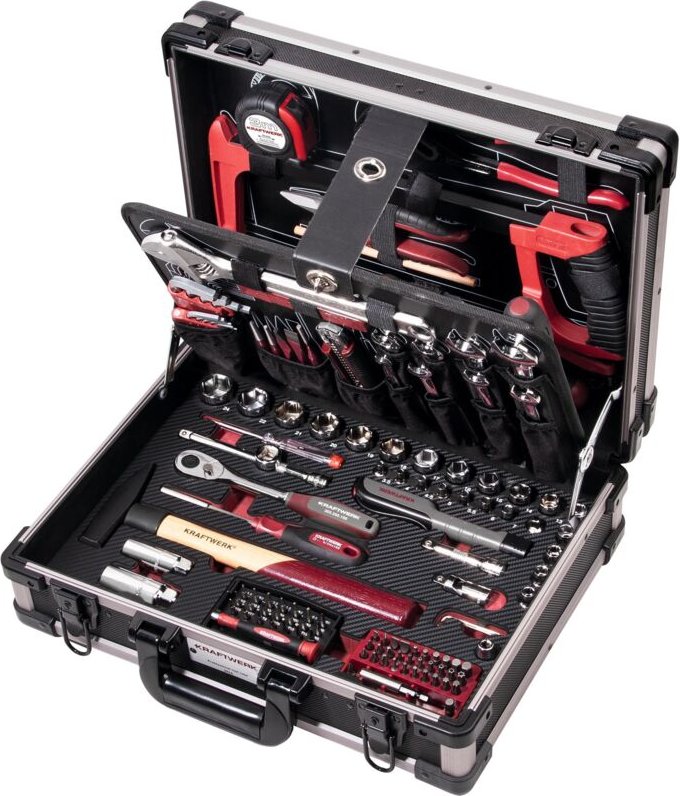 Profi-Alu-Werkzeugkoffer kw 151-tlg.