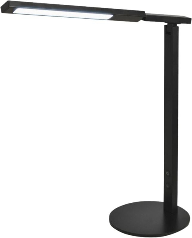 Thumbnail - Ideal – Fabas Luce schwarze Tischlampe – Integrierte 10-W-LED, Touch-dimmbar, cct (3000 k, 4000 k, 5000 k, 6000 k)