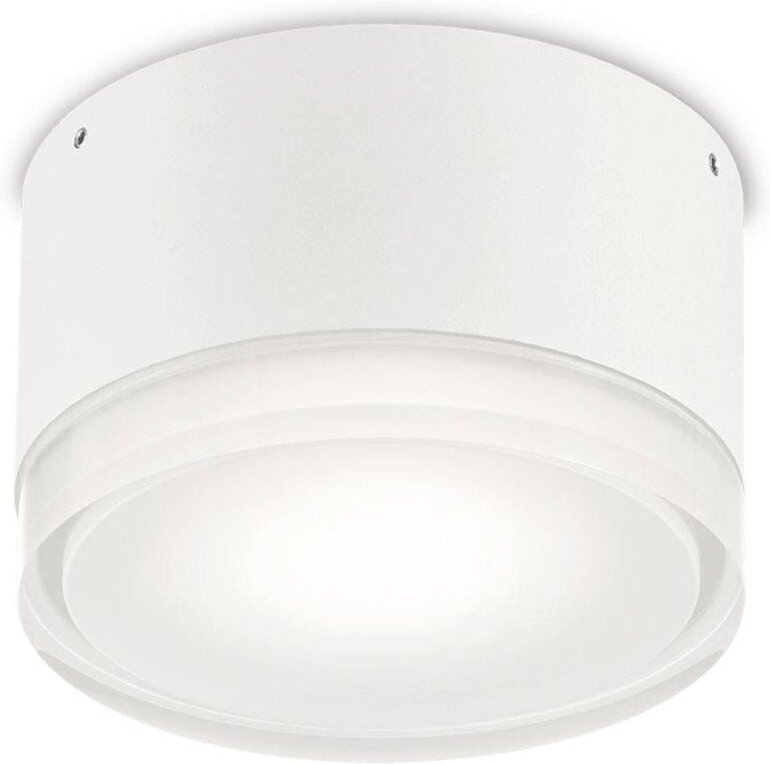 Urano - 1 Light Flush Deckenleuchte Weiß - Ideal Lux