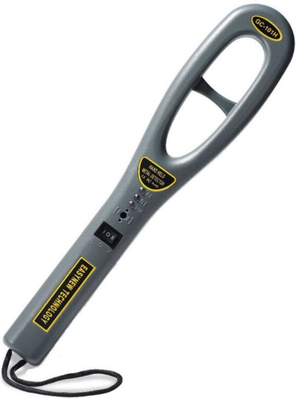 Ahlsen Metalldetektor, handgehaltener tragbarer Metalldetektor mit hoher Empfindlichkeit für wichtige Anlässe, U-Bahn, P...