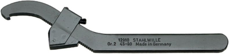 Stahlwille 44010003 Hakenschlüssel verstellbar für Nutmuttern, langlebig