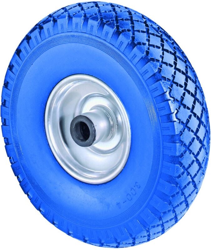 Bs Rollen - bs Polyurethanrad (pannensicher) C91, Rad-Ø 260 mm, Radbreite 75 mm, Tragkr. 160 kg, Rollenlager, Lauffl. Po...