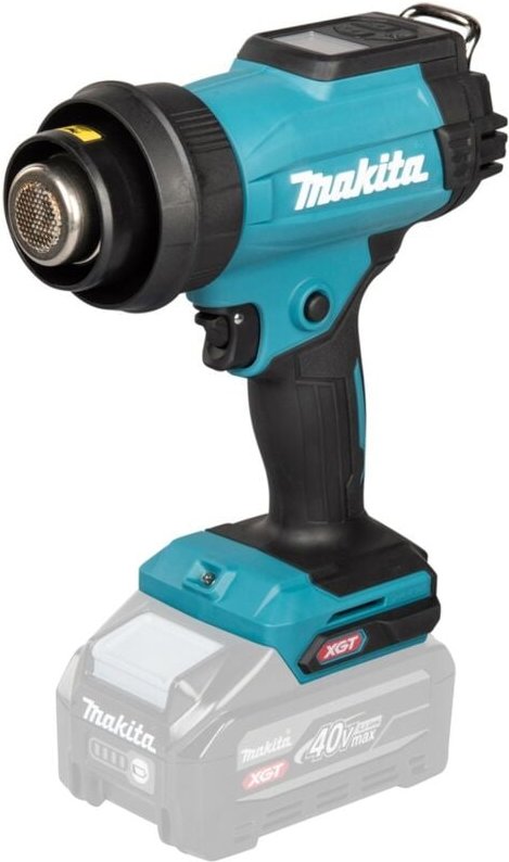 Makita Akku-Heißluftgebläse HG001GZ01, 40 V, 120-200 l/min, 600° C, incl. Zubehör, Transportkoffer