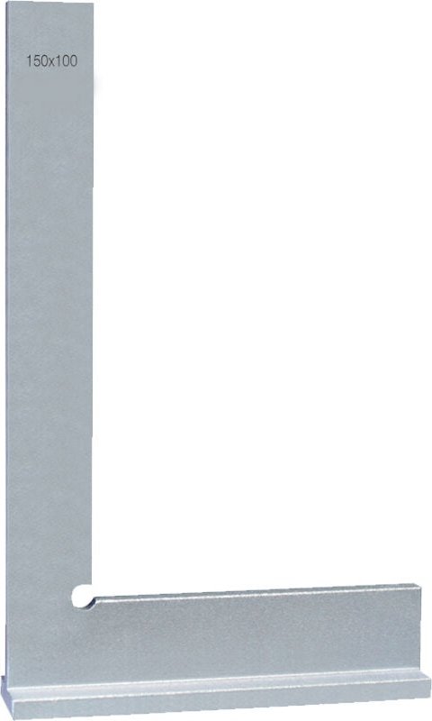 Stahlquadrat 90 Grad 100x70 mm mit Hut Fervi s051/100