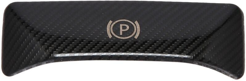 Auto P-Taste Fußbremse Entriegelungs Schalter Dekoration Aufkleber für E- W212 C- W204 Kohlenstoff Aussehen