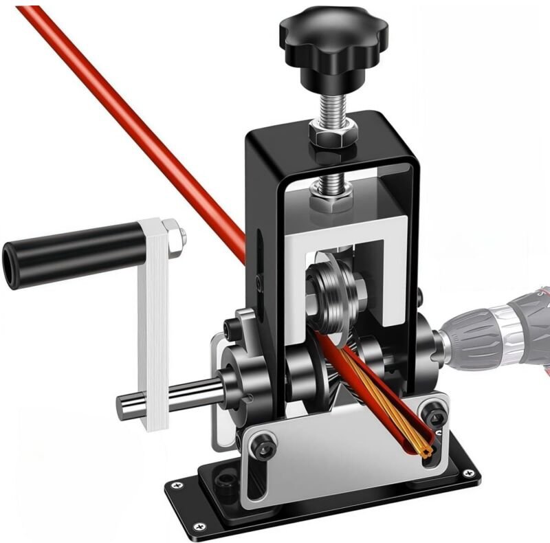 Automatischer manueller Abisolierer für elektrische Kabel, 1–20 mm Kupfer-Abisoliermaschine, Abisolierzange für Elektrik...