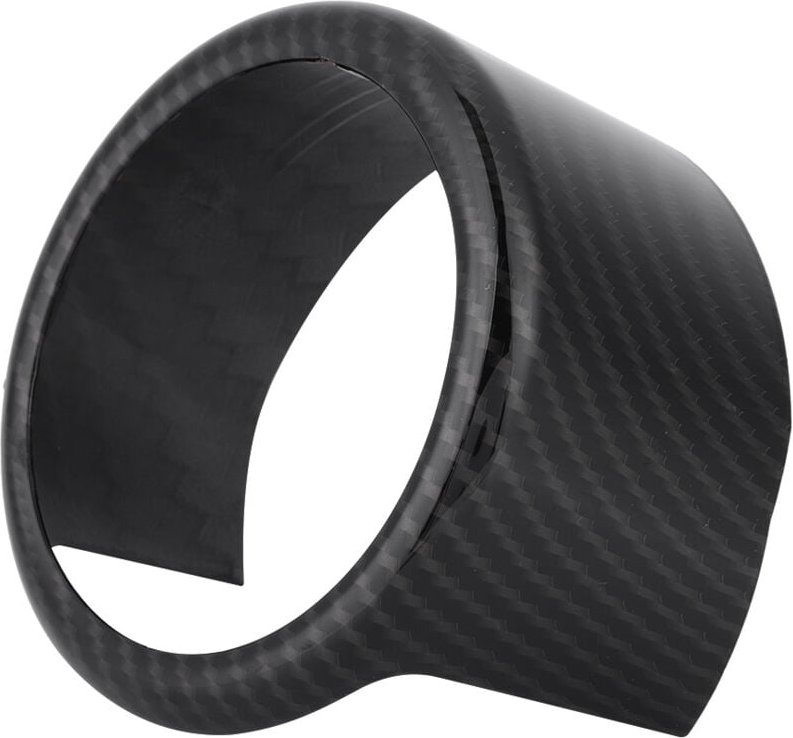 Ej.life - Auto dekorative Frontgrill Logo Ring Zierrahmen Abdeckung für Alfa Romeo Stelvio 2017-2018