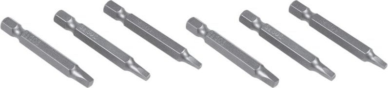 6 Stuecke 50 mm 1/4 Sechskant Bits Vierkant Schraubendreher Bits S2 Stahl Magnetische Schraubendreher Bits Set Hand Werk...