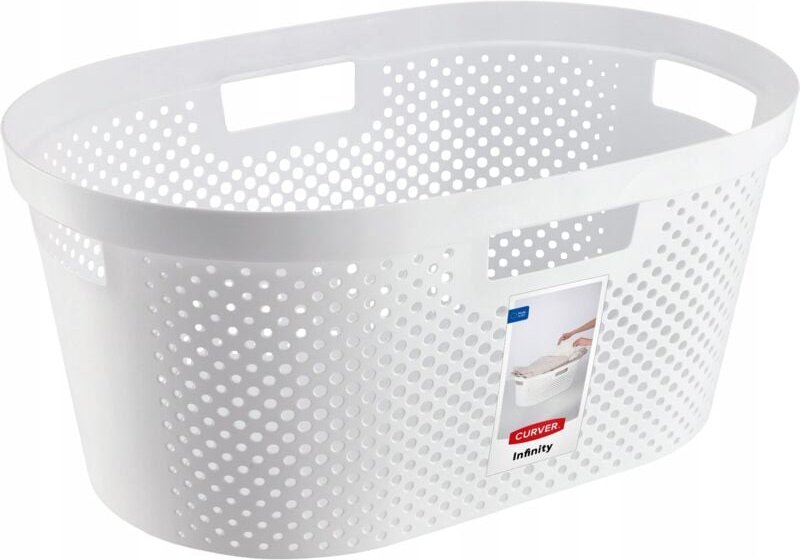 Infinity 40L weißer Wäschebehälter - Curver