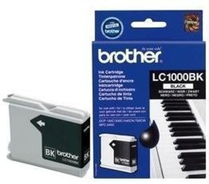 Tintenpatrone Originalzubehör LC-1000BK ca. 500 Seiten schwarz