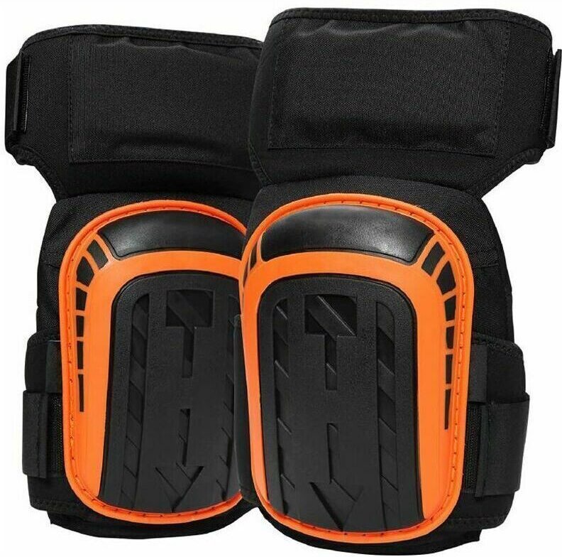 Tigrezy Profi-Knieschoner für die Arbeit mit robustem Gelpolster und verstellbarem Anti-Rutsch-Riemen – ideal für Bauarb...