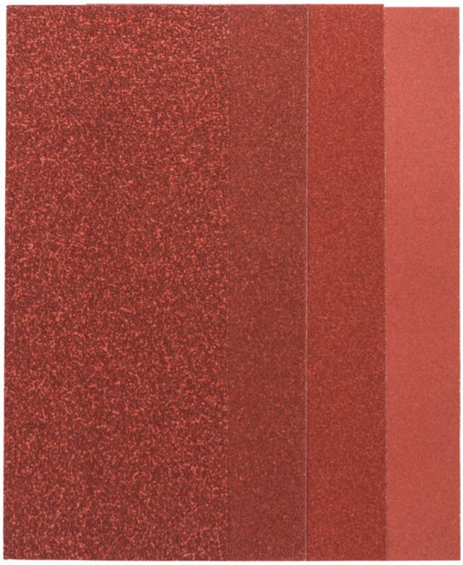 Accessories 2607019498 Schwingschleifpapier-Set ungelocht Körnung (num) 60, 80, 120, 240 (l - Bosch