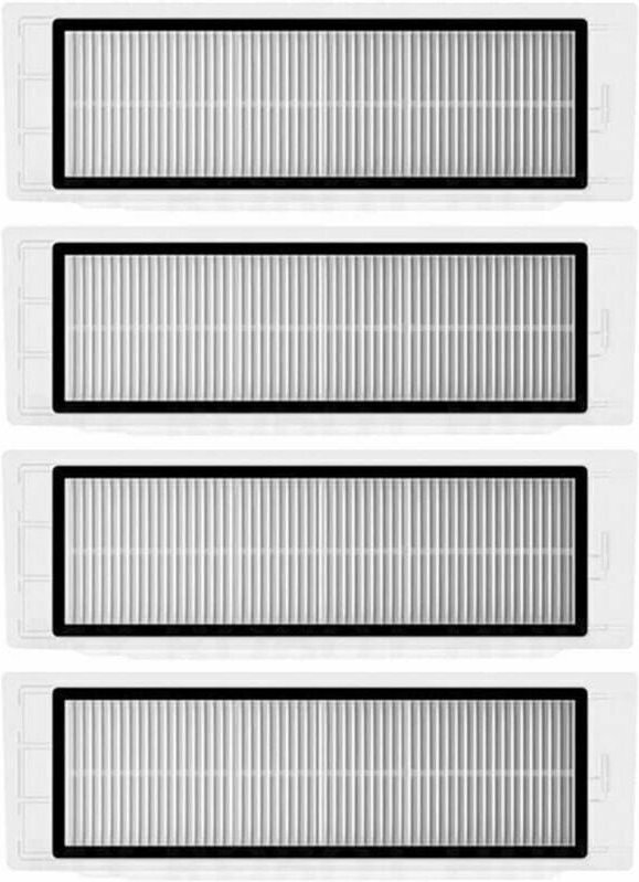ZVD - Lot de 4 filtres Hepa pour aspirateur Xiaomi Roborock S6 S5 max S60 S65 S5 S50 S55 E25 E35