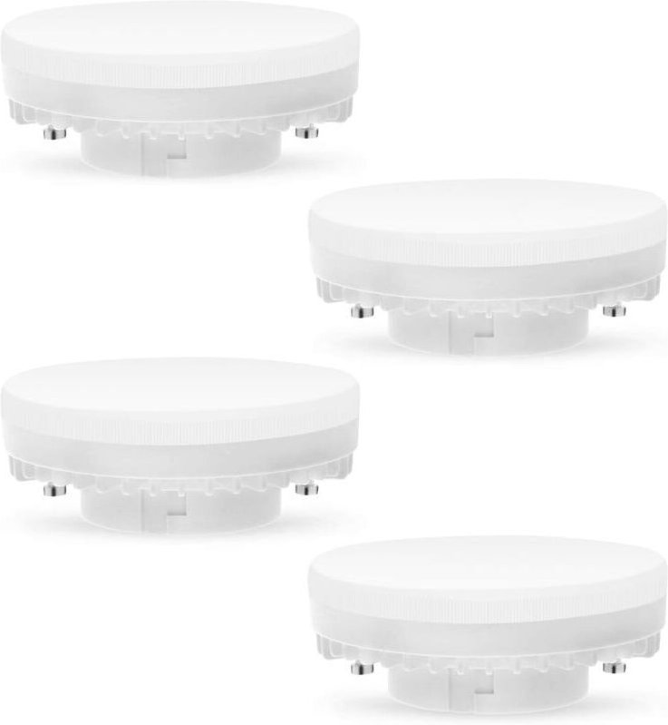 Ymyny - GX53 LED-Lampen, 7 w, 3000 k, Warmweiß, nicht dimmbar, Gx53-Beleuchtung, kein Flimmern, ersetzt 50-W-Halogenlamp...