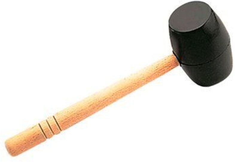 Rubi - Schwarzer Gummihammer 500g. 65905