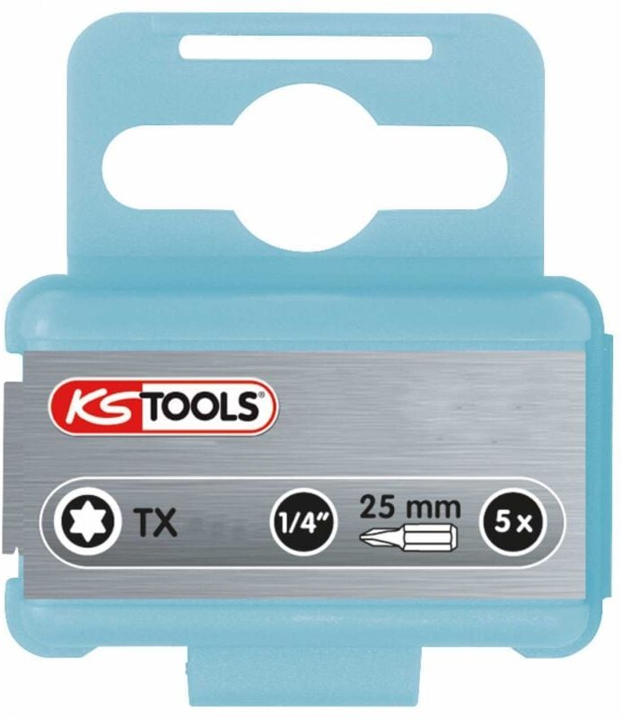 1/4' edelstahl Bit Torx, 25mm, T30, 5er Pack