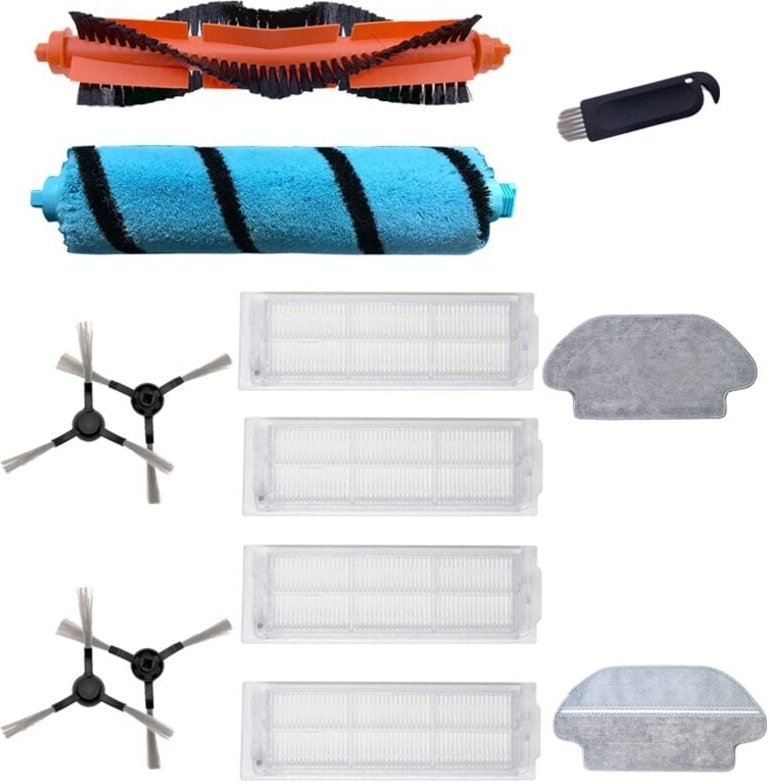 Seitenbürste Wischlappen Hauptbürste für Viomi V2 Pro V3 Mopp p Filter hepa für Xiaomi Mijia STYJ02YM STYTJ02YM Zubehör