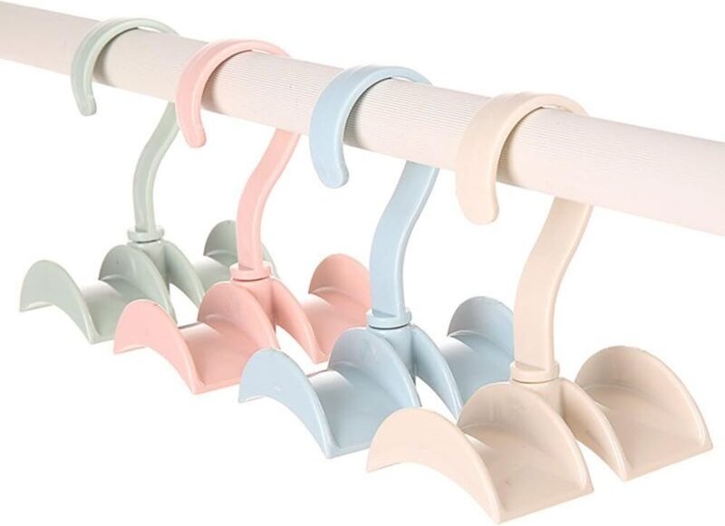 Taschenhalter, Handtaschenaufhänger, 4-teiliger Taschenhaken, perfekt für Rucksackgurte, Krawatten, Schals