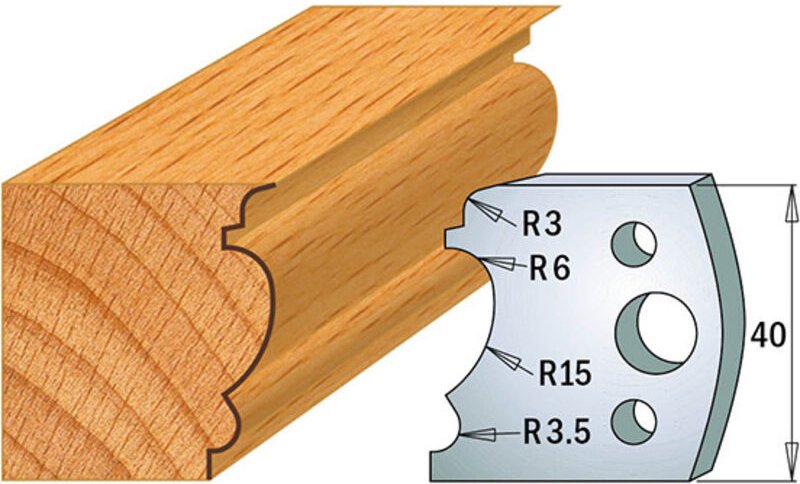 691.104 Paar Abweiser 40x4mm