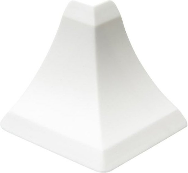 Zubehörset für Wandanschlußleiste weiß Clips & Ecken - Primo