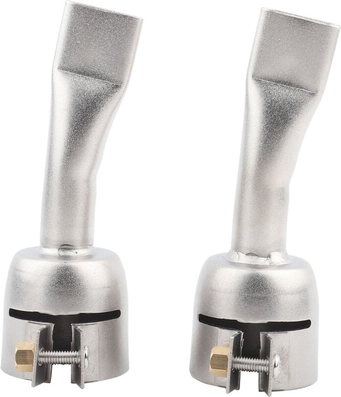 Zoternen - Heißluftpistole, Schweißdüse aus Edelstahl, für PVC-Kunststoffplatten, Schweißzubehör, 2 Stück