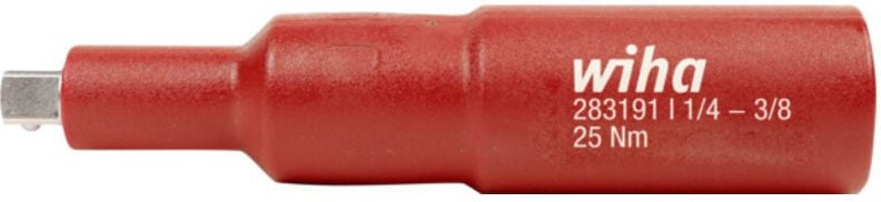 Vierkant-Adapter isoliert 3/8" für 1/4' Steckschlüssel (44355) - Wiha