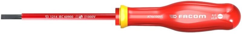 Facom AT4X100VE Schraubendreher PROTWIST 1000V 4 mm