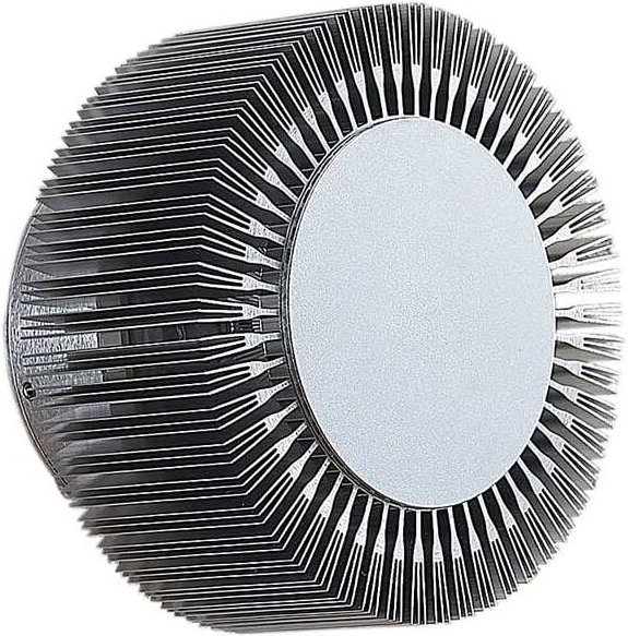 Lucande - led Wandleuchte außen 'Keany' aus Aluminium für Badezimmer von