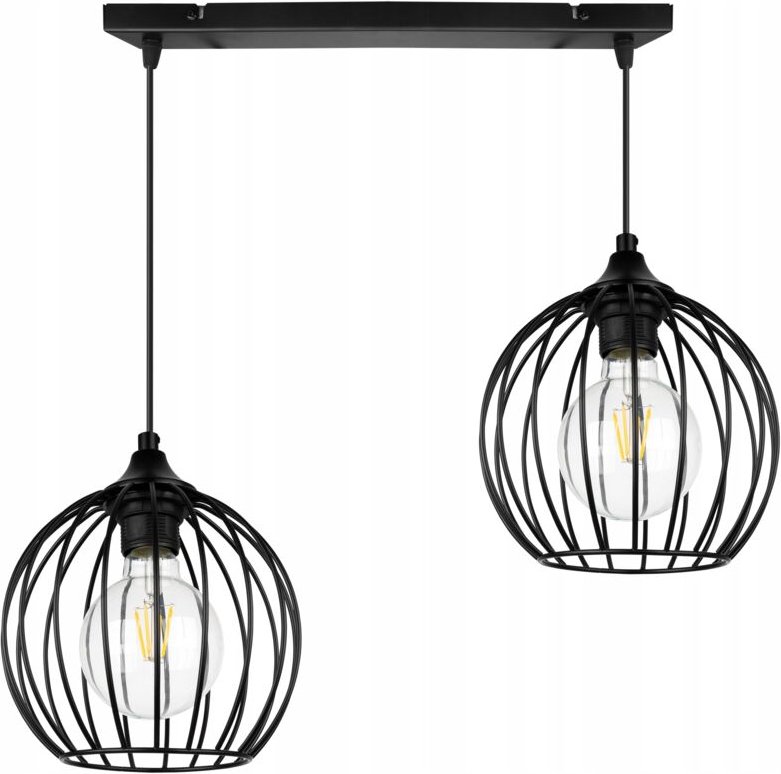 Moderne Edison-Kronleuchter-Hängelampe Über Dem Tisch