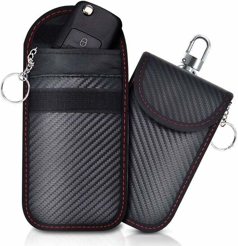 Thumbnail - 2er-Set Mini-tragbare Anti-Schlüssel-Autoschlüsselhülle, Auto-Anti-Schlüssel-Tasche, Blockierungshülle für schlüssellose...