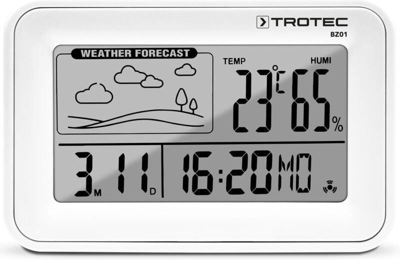 Digital-Wecker mit Wetterstation BZ01 - Trotec