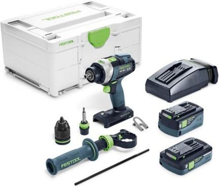Akku-Schlagbohrschrauber tpc 18/4 5,0/4,0 I-Plus quadrive - 577651 - Festool