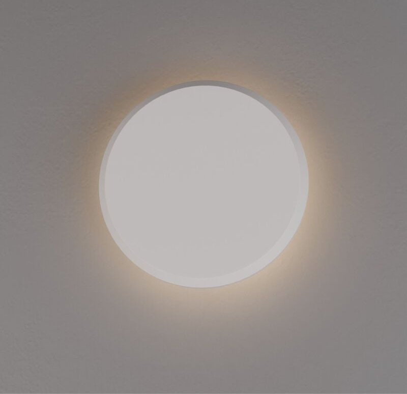 Gips-Wandleuchte ‚Lune‘ - 2,5W - Warmes Licht