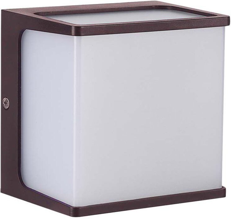 8W led Laterne Wandleuchte Klassisch Braun Naturweiß IP65 - V-tac