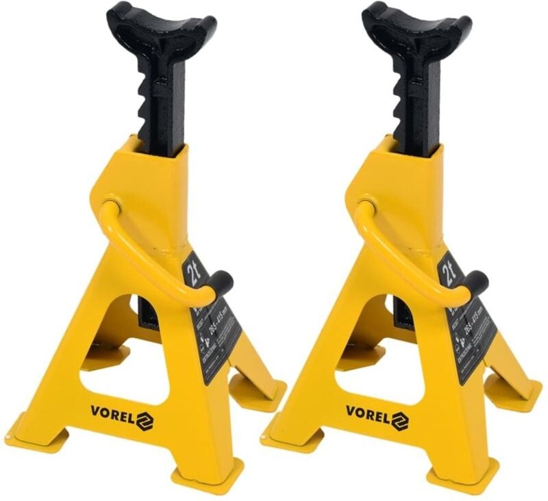 VOREL AUTOSTÄNDER 2 STÜCK 2T 265 - 415mm 80307