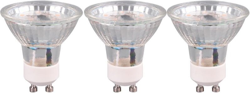 Trio - GU10 led Stiftsockel 3er set, 5 Watt, 400 Lumen, 3000K Warmweiß Stufen Dimmer