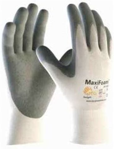 ATG - MaxiFoam xcl 24338 Gr.8 (34-600) Nylon-Strickhandschuhe Kat.2, Nitrilscha