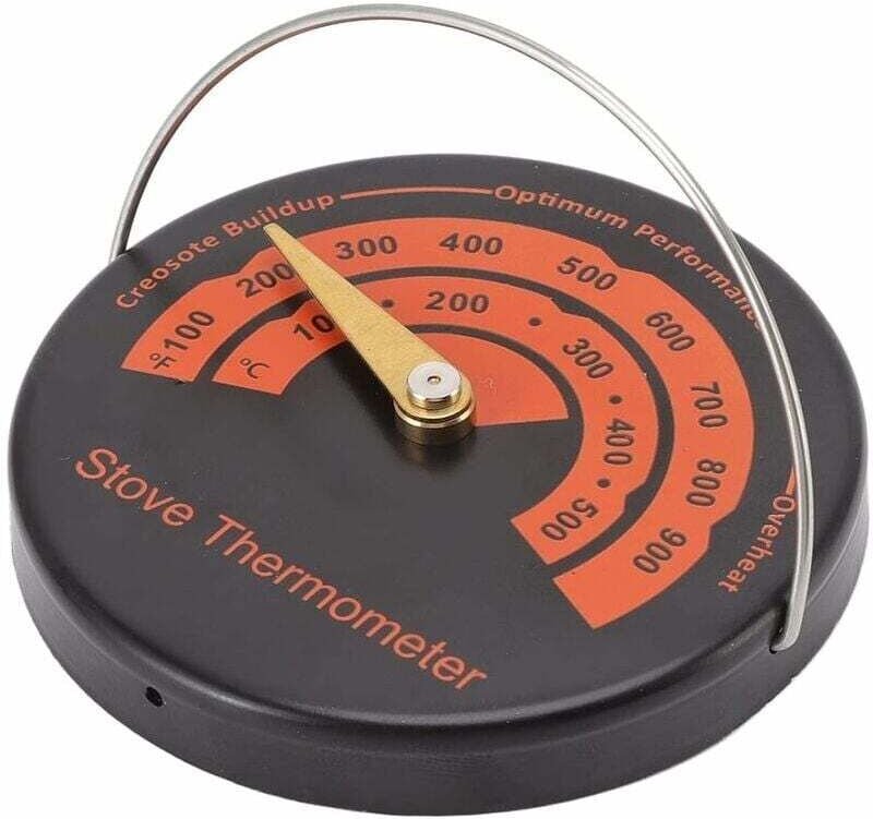 Thumbnail - Ofenrohr-Thermometer, magnetisches Kaminrohr-Messgerät, magnetisches Bimetall-Ofenthermometer, breiter Bereich, zur Mess...