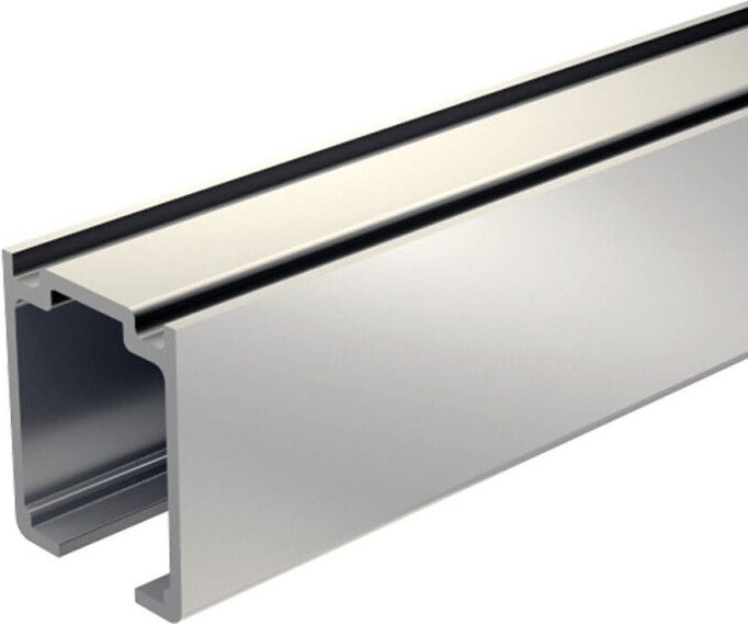 Laufschiene Aluminium 155 cm für Schiebetürbeschlag slid'up 1100 bis 80 kg, für Schiebetüren, Durchgangstüren, Zimmertür...