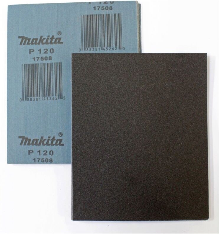 Makita Schleifpapier, 50 Stk., 230x280 mm, K 120, schwarz