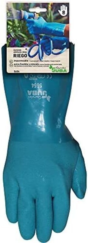 Juba - PVC-Gartenbewässerungshandschuh, Unterarmlänge, Größe 8