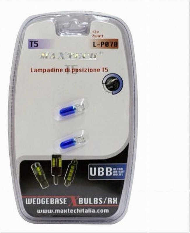 Maxtech - Trade Shop - positionslampen T5 L-P070 12 volt 2 watt 6000K kaltweisses licht
