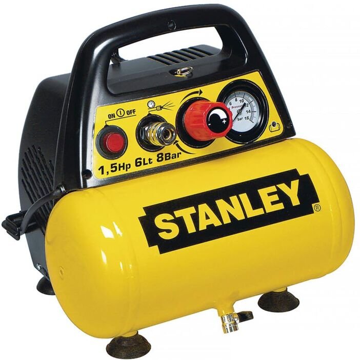 Mobiler Kompressor 6 lt dn 200/8/6 - Stanley